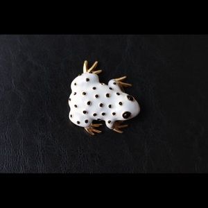 White Frog Pin (SOLD)
